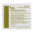PDI Nail Polish Remover Pad 1-1/5 X 2-3/5 Inch, B71200 - BOX OF 100