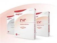 PolyMem Adhesive Strip 2 X 2 Inch Polyurethane / Film Square Pink / White Sterile, 7203 - EACH