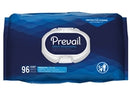 Prevail Washcloth Wipe, 8"x12", Soft Pack, Vitamin E/Aloe, 96 Pack