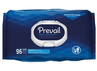 Prevail Washcloth Wipe, 8"x12", Soft Pack, Vitamin E/Aloe, 96 Pack