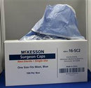 McKesson Surgeon Cap One Size Fits Most Blue Ties, 16-SC2 - Case of 500