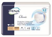 TENA Classic Adult Underwear Pull On Medium Disposable Moderate Absorbency, 72513 - Pack of 20