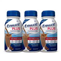 Ensure Plus Milk Chocolate Flavor 8 oz. Bottle Ready to Use, 57266 - Case of 24