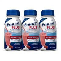 Ensure Plus Strawberry Flavor 8 oz. Bottle Ready to Use, 57269 - Case of 24