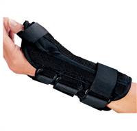 PROCARE ComfortFORM Wrist Splint With Abducted Thumb Foam / Lycra Left Hand Black Medium, 79-87315 - SOLD BY: PACK OF ONE