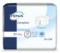 TENA Complete Adult Brief Tab Closure Medium Disposable Moderate Absorbency, 67320 - Pack of 24