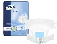 TENA Super Adult Brief Tab Closure Regular Disposable Heavy Absorbency, 67405 - CASE OF 56