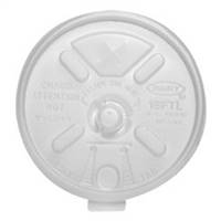 Dart Lid Plastic, Straw Slotted, Lift n Lock, 16FTLS - CASE OF 1000