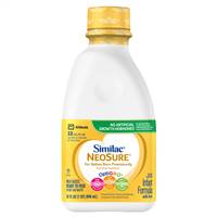 Similac NeoSure Infant Formula 32 oz. Bottle Ready to Use, 57455 - Case of 6