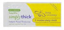 SimplyThick Easy Mix Food and Beverage Thickener 12 gram Individual Packet Unflavored Gel Honey Consistency, STIND100L3 - EACH