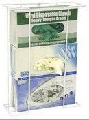 Omnimed Glove Box Holder Horizontal or Vertical Mount 3-Box White 4-1/2 X 11-1/2 X 16 Inch Aluminum, 305375-1 - EACH