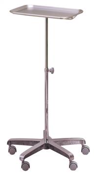 McKesson Instrument Stand Tray Five Leg Base 29.25 - 48.75 Inch 12.62 X 19.25 X 0.75 Inch, 81-43465 - EACH