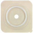 Securi-T Ostomy Wafer Trim to Fit, Extended Wear Without Tape 2-1/4 Inch Flange 2-Piece Hydrocolloid Up to 1-3/4 Inch 4 X 4 Inch, 7814214 - Box of 5