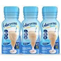 Glucerna Shake Vanilla Flavor 8 oz. Bottle Ready to Use, 57801 - Case of 24