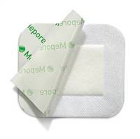 Mepore Adhesive Dressing 2-1/2 X 3 Inch NonWoven Spunlace Polyester Rectangle White Sterile, 670800 - CASE OF 480