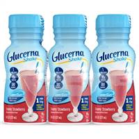 Glucerna Shake Creamy Strawberry Flavor 8 oz. Bottle Ready to Use, 57807 - Case of 24
