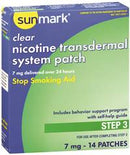 sunmark Stop Smoking Aid 7 mg Strength Transdermal Patch, 70677003001 - Box of 14