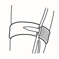 O&M Halyard Inc Leg Strap 2 X 24 Inch, 36600 - BOX OF 10