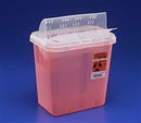 Sharps Container, SharpSafety 12-3/4 H X 7-1/4 D X 10-1/2 W Inch 2 Gallon Red Horizontal Entry Lid, 89651 - Case of 20