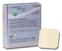 DuoDERM Extra Thin Hydrocolloid Dressing 4 X 4 Inch Square Sterile, 187955 - Pack of 10