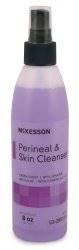 Rinse-Free Perineal Wash, McKesson, Liquid 8 oz. Pump Bottle Fresh Scent, 53-28013-8 - Case of 48