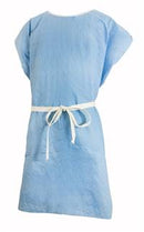 McKesson Patient Exam Gown 3X-Large Adult NonSterile Blue, 18-918158 - CASE OF 25