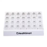 HealthSmart Pill Organizer Large 7 Day 4 Dose, 640-8223-0000 - SOLD BY: PACK OF ONE