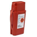Sharps Transport Container, SharpSafety 8-¾H X 2-½ D X 4-½ W Inch 1 Quart Red, 8303SA - Case of 20