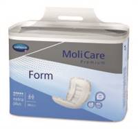 MoliCare Premium Form Extra Plus Bladder Control Pad 27 Inch Length Heavy Absorbency Polymer One Size Fits Most Unisex Disposable, 168319 - Case of 120