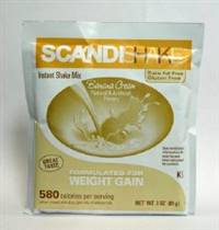 Scandishake Banana Cream Flavor 3 oz. Individual Packet Powder, 58914-0803-44 - Box of 4