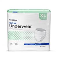 Adult Underwear, McKesson Ultra, Pull On X-Large Disposable Heavy Absorbency, UWBXL - Pack of 14