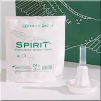 Spirit1 Male External Catheter Self-Adhesive Seal Hydrocolloid Silicone Medium, 35102 - CASE OF 100