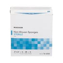 McKesson NonWoven Sponge Polyester / Rayon 4-Ply 4 X Inch Square Sterile, 16-4244 - BOX OF 50