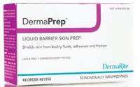 DermaPrep Skin Barrier Wipe Isopropyl Alcohol Individual Packet, 81050 - BOX OF 50