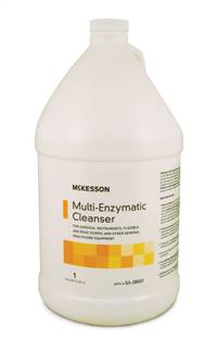Multi-Enzymatic Instrument Detergent, McKesson, Liquid 1 gal. Jug Eucalyptus Spearmint Scent, 53-28501 - EACH