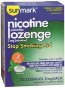 sunmark Stop Smoking Aid 2 mg Strength Lozenge, 49348085216 - Pack of 72