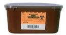 Sharps Container, 1 Gallon, Stackable Multi-purpose 2-Piece, Horizontal Entry Lid