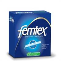 Femtex Tampon Super Absorbency Cardboard Applicator, BK2500F/1 - Case of 500