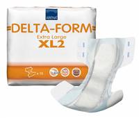 Delta-Form Adult Brief, Tab Closure Extra Large, XL,  Disposable Moderate Absorbency, 308875 - CASE OF 60