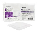 McKesson Composite Barrier Island Dressing Water Resistant 4 X 4 Inch Polypropylene / Rayon 2 X 2 Inch Pad Sterile, 16-89144 - Case of 100