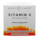 Gericare Vitamin C Supplement Powder, 500 mg Strength, Single Dose Packets - 80 Packets Per Box