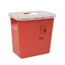 Sharps Container, 2 Gallon, Multi-purpose 1-Piece, Rotor Lid, Nestable, 8970