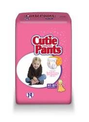 Cutie Pants Toddler Training Pants Pull On 4T to 5T Disposable Heavy Absorbency, CR9008 - Pack of 19