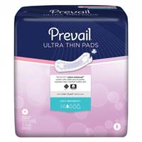 Prevail Daily Pads Bladder Control Pad, 9-1/4 Inch Light Absorbency Polymer One Size Fits Most Female Disposable, PV-930/2 - Pack of 30