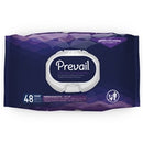 Prevail Personal Wipe, Bath Wipe Washcloth, 48 Pack, Lotion