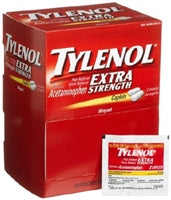 Tylenol Pain Relief 500 mg Strength Acetaminophen Caplet, 30300450449109 - BOX OF 50