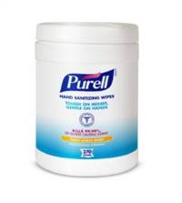 Purell Sanitizing Skin Wipe Canister BZK (Benzalkonium Chloride) Citrus Scent 270 Count, 9113-06 - Case of 6