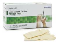McKesson Confiderm LT Surgical Glove, Size 7.5 Sterile Latex Standard Cuff Length Bisque Ivory , 3158VA - Box of 40