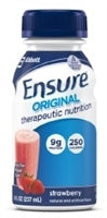 Ensure Original Therapeutic Nutrition, Strawberry, 8 Ounce Bottle