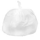 Tuff Trash Bag, Extra Heavy Duty 33 gal. White LLDPE 0.75 Mil. 33 X 39 Inch X-Seal Bottom Twist Tie Coreless Roll, CRW39X - CASE OF 150